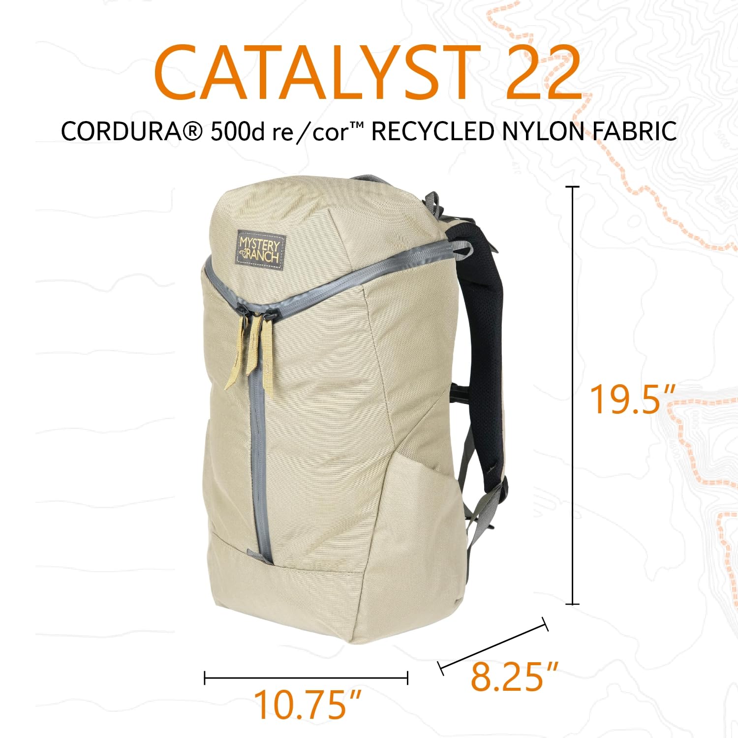 Mystery Ranch Catalyst 22L Travel Backpack with Tech Pocket - Lightweight Daypack for Hiking, Commuting & Business Travel - Durable Laptop Backpack for Men & Women - Sagebrush Green