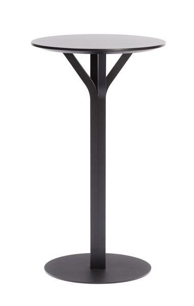 Bloom Bentwood Cocktail Height Table by Ton - Modern Round Bar Table for Living Room, Patio & Small Spaces - Perfect for Cocktails, Coffee & Conversation