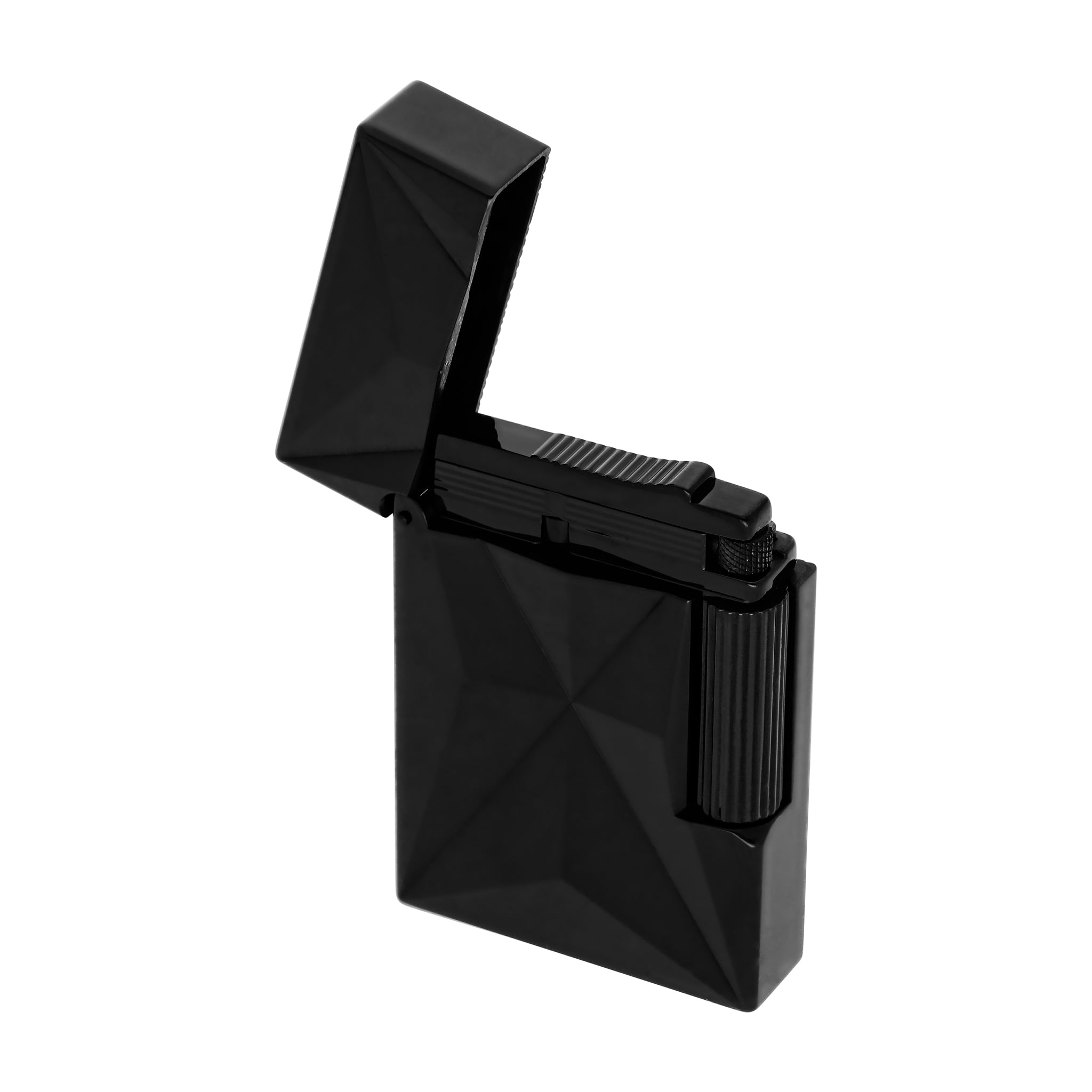 S.T. Dupont Fire X Black Ligne 2 Premium Butane Lighter - Luxury Cigar & Cigarette Accessory for Gifts, Collectors & Smoking Enthusiasts