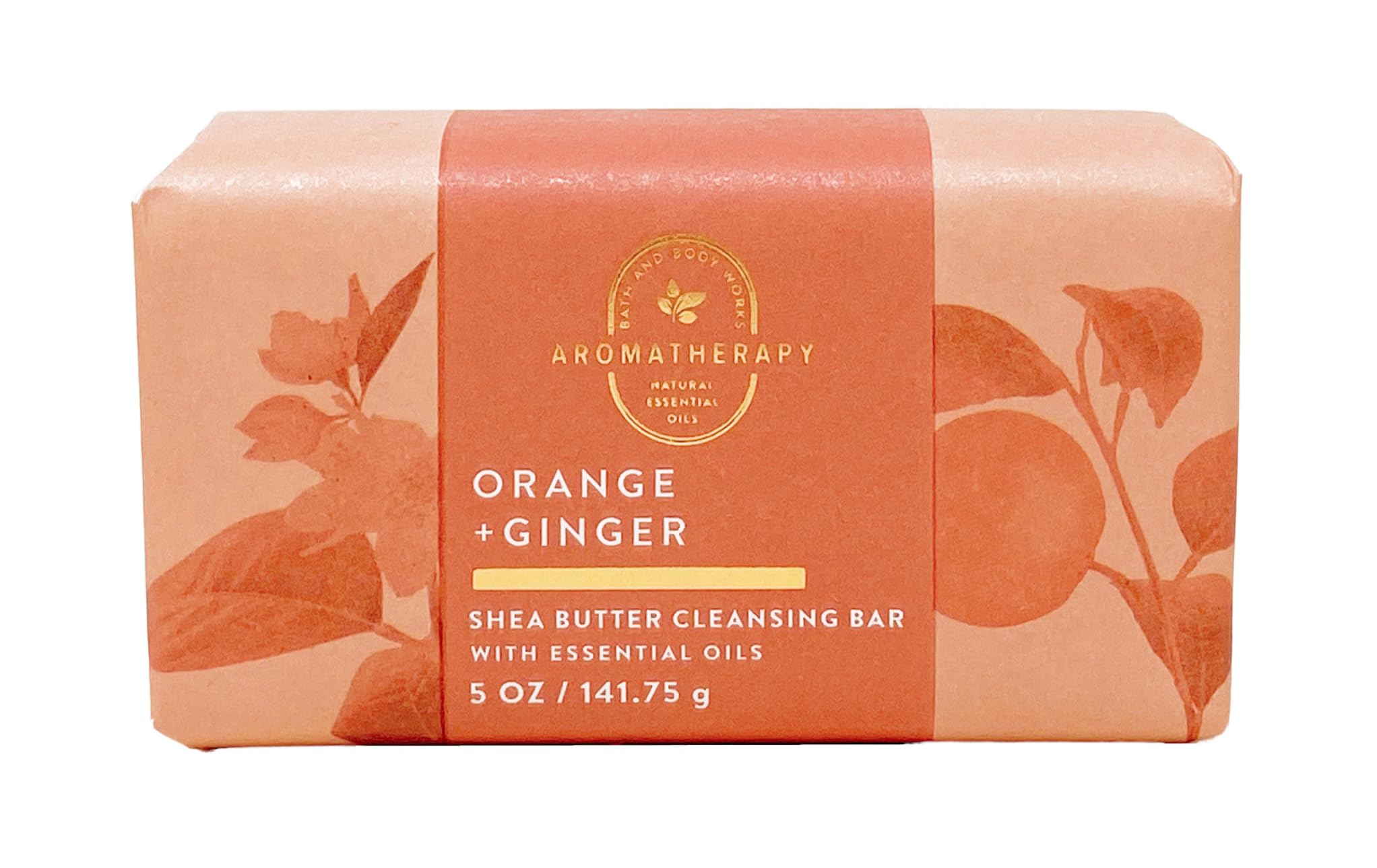 Bath & Body Works Aromatherapy Energy Orange & Ginger Gift Set - Body Cream, Essential Oil Pillow Mist & Cleansing Bar with Natural Oats Soap Sample | Stress Relief & Relaxation for Home Spa, Yoga & Self-Care