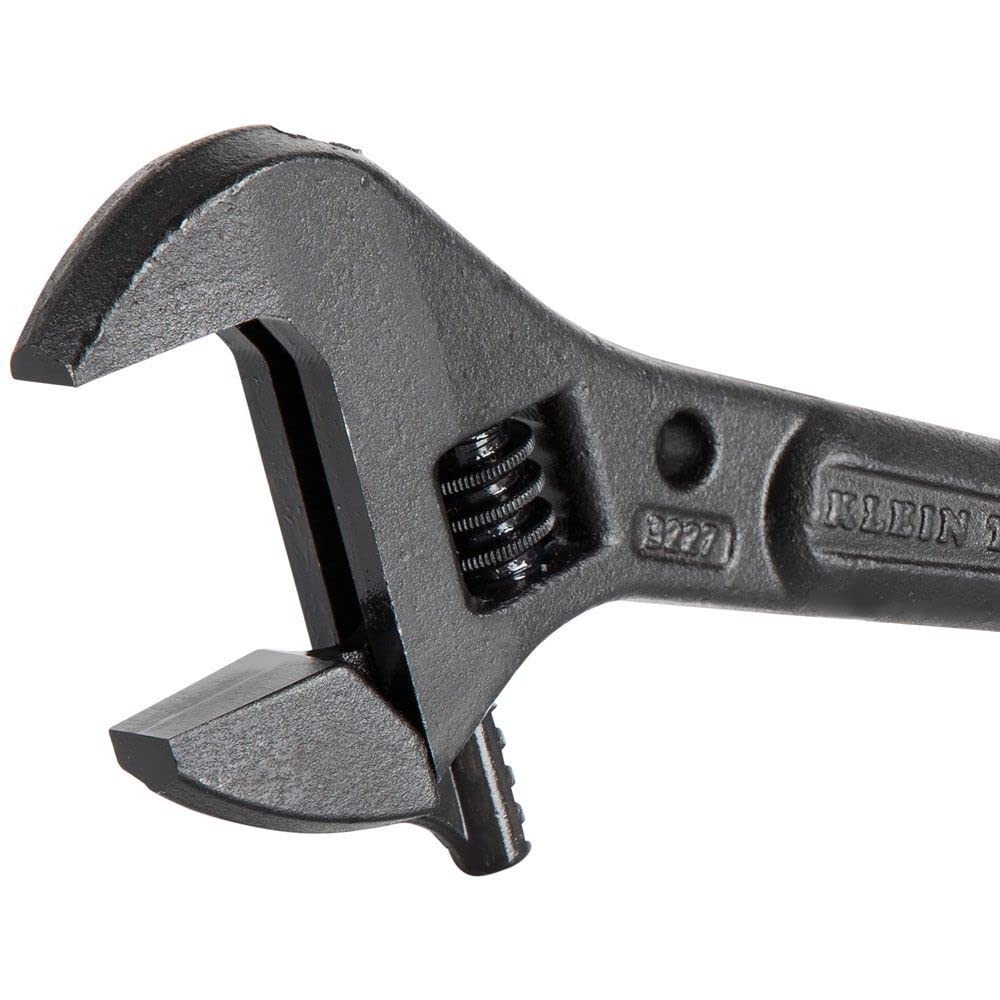 Klein Tools 3227 Adjustable Wrench 10-Inch for Construction & Plumbing
