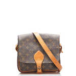 Authentic Pre-Owned Louis Vuitton Cartouchiere MM Monogram Canvas Crossbody Bag - Vintage Luxury Handbag for Women, Perfect for Daily Use & Special Occasions