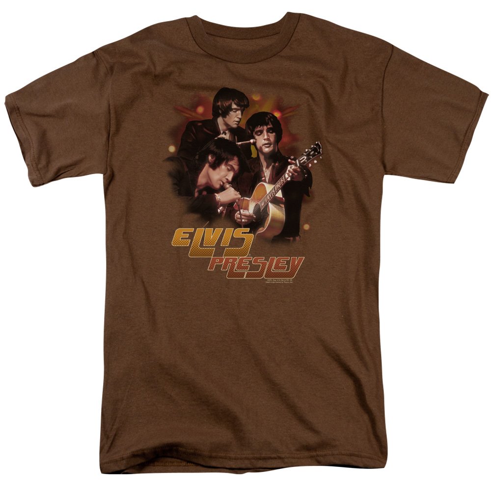 Elvis Presley Vintage Graphic T-Shirt - Soft Cotton Men's Large (L) - Retro Rock Music Fan Gift for Concerts & Casual Wear