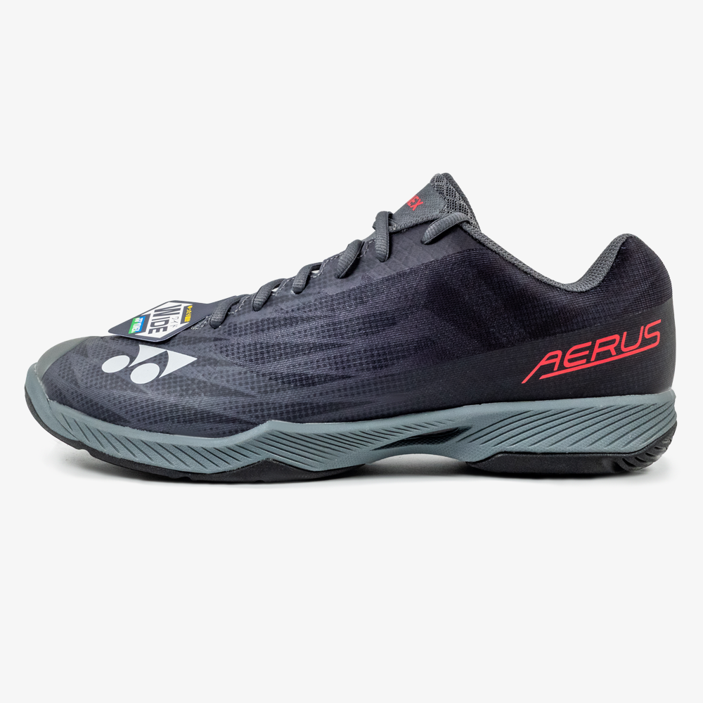 Yonex Aerus Z2 Wide Court Shoe for Badminton & Tennis - Dark Gray - Lightweight Performance Shoes for Indoor Sports & Training