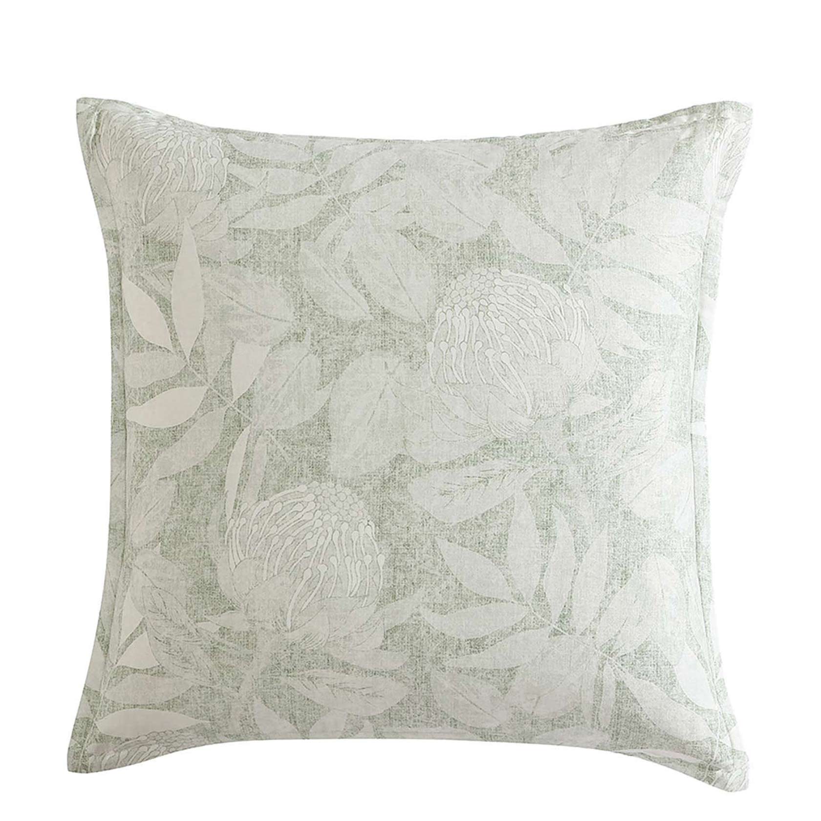 Premium Leeton Eucalyptus European Pillowcase Set - Breathable & Hypoallergenic Bedding by Logan and Mason - Perfect for Master Bedroom, Guest Room & Luxury Hotels