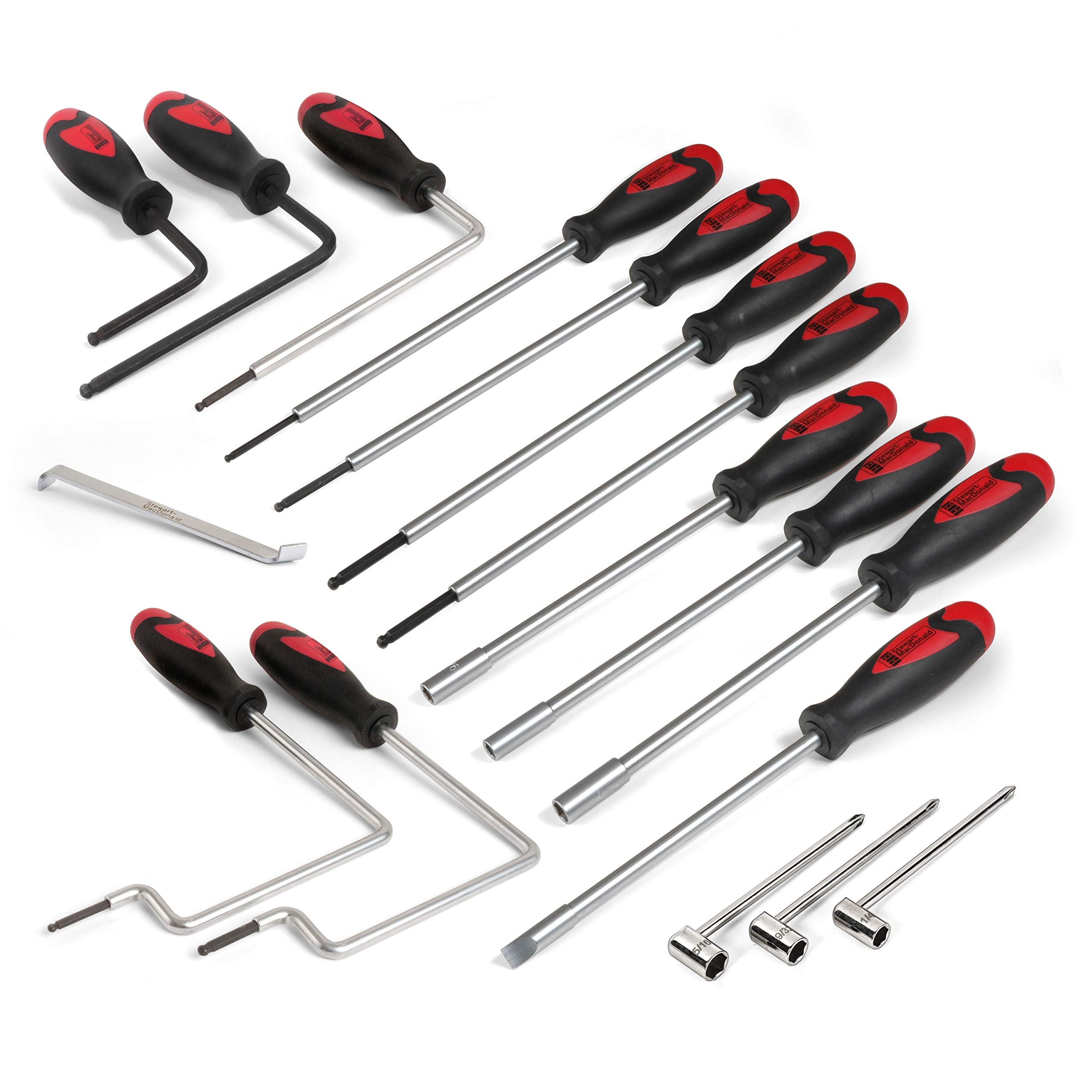 StewMac 18-Piece Truss Rod Wrench Set (6100) - Perfect for Guitar & Bass Neck Adjustments & Repairs