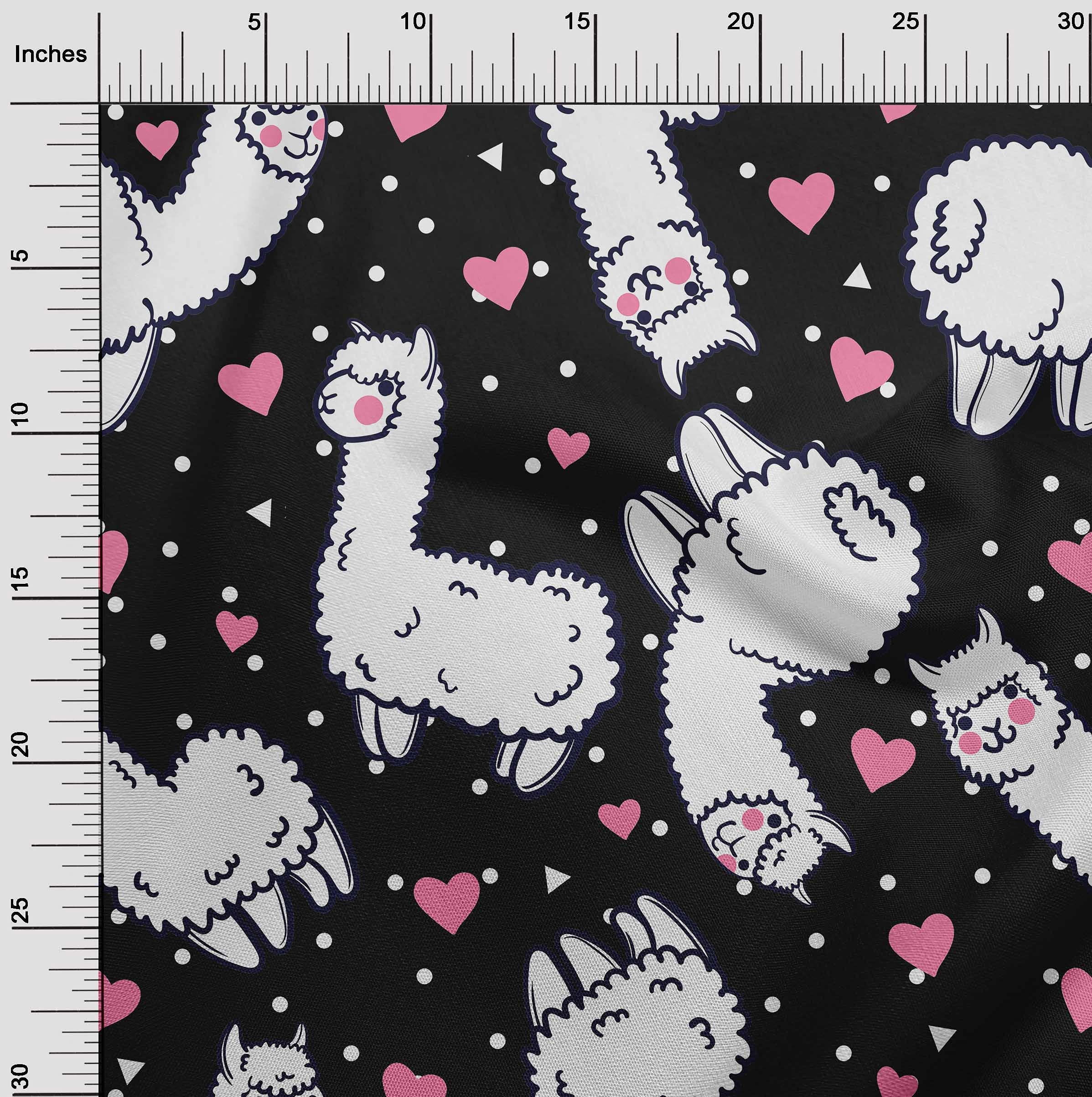 Premium Cotton Silk Black Fabric - 42 Inch Wide by The Yard | Soft Dress Material & Nursery Decor Fabric | Perfect for DIY Clothing, Home Decor, and Baby Room Projects