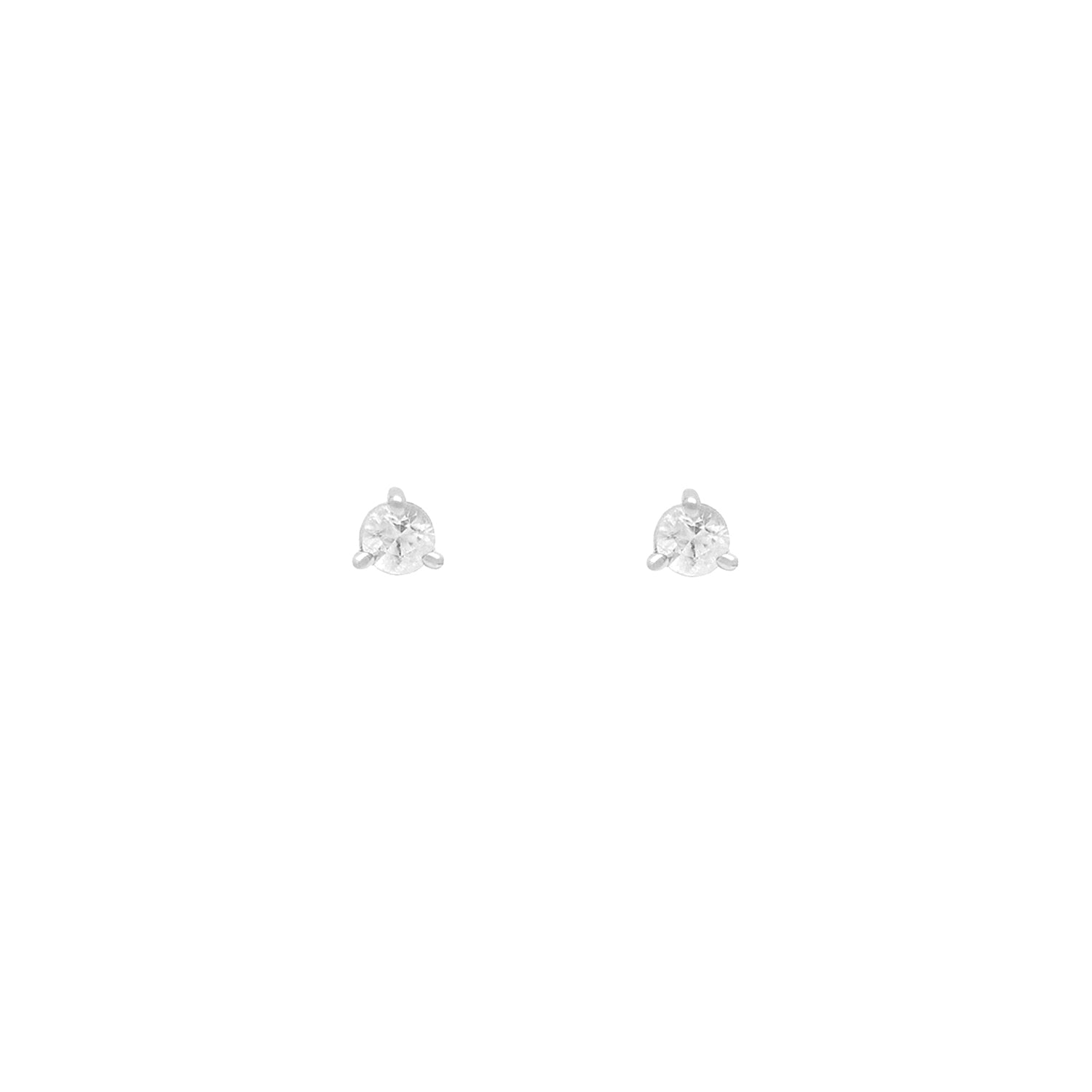 White Topaz Birthstone Stud Earrings for Women - October Birthstone Jewelry Gift for Birthday, Anniversary & Special Occasions