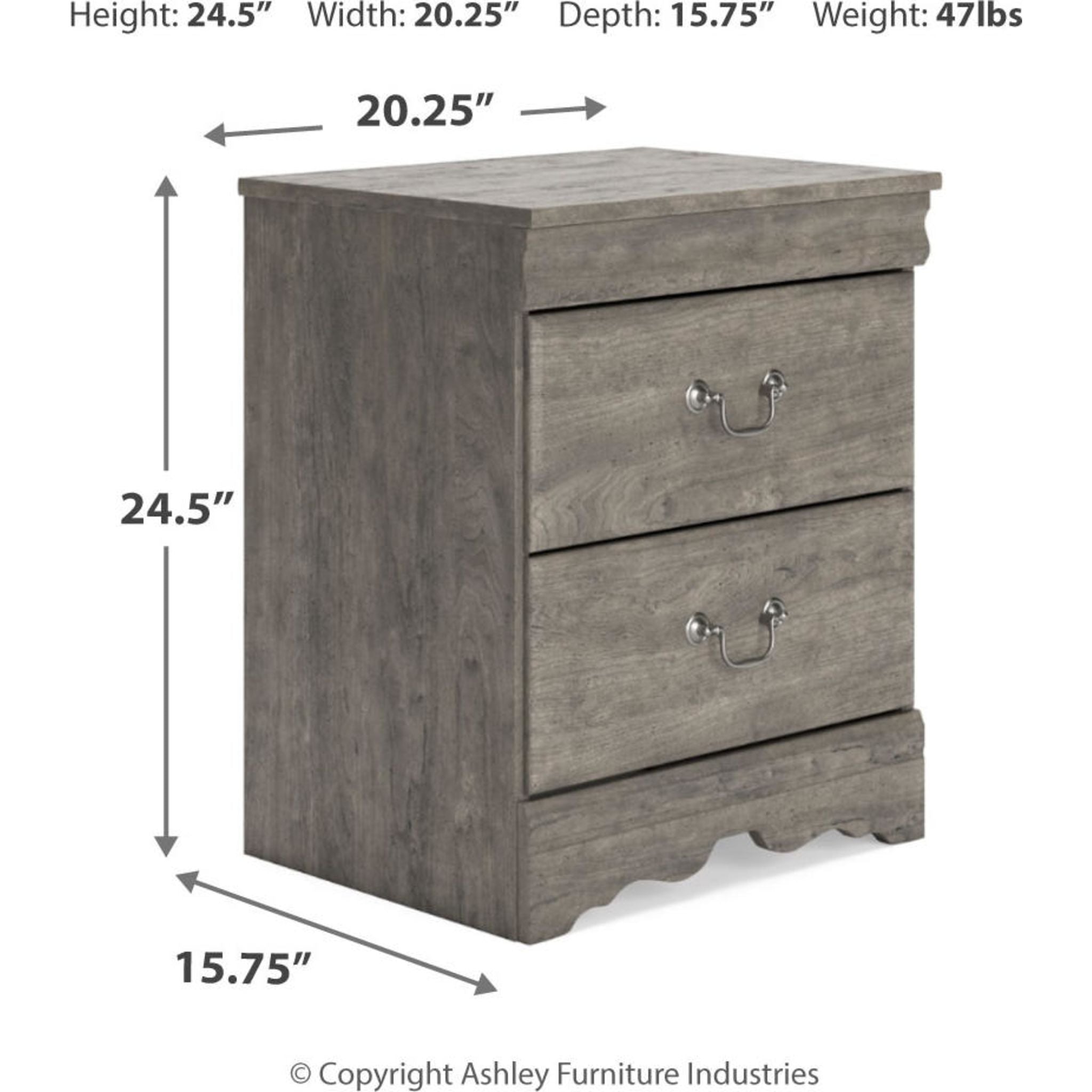 Bayzor 5-Piece Twin Bedroom Set in Gray - Modern Bed Frame, Nightstand & Dresser for Small Spaces | Perfect for Kids Rooms, Guest Bedrooms & Apartments