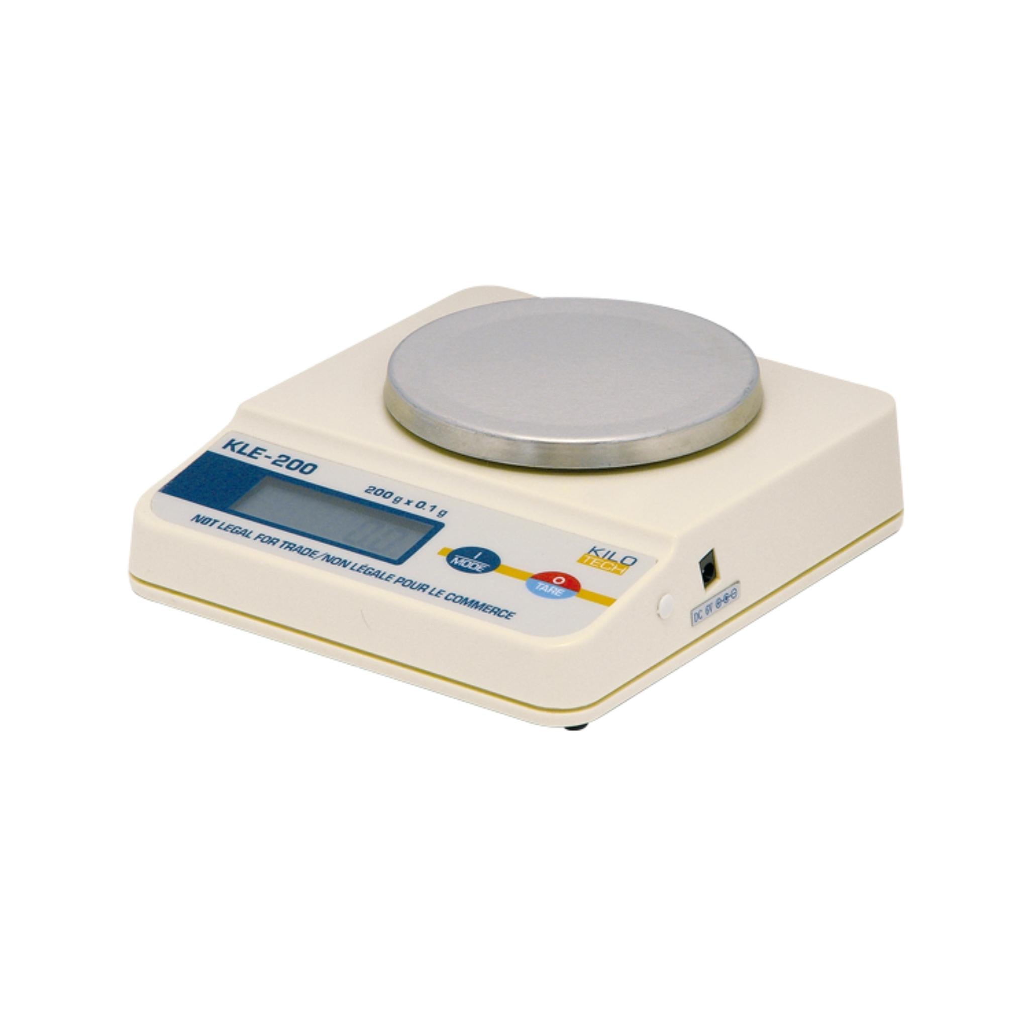 Kilotech KLE Econo Precision Scale - Digital Kitchen & Jewelry Gram Scale with 0.1g Accuracy for Cooking, Baking, Coffee, Gold, Silver & Diamonds | Portable Food Scale for Home & Travel Use