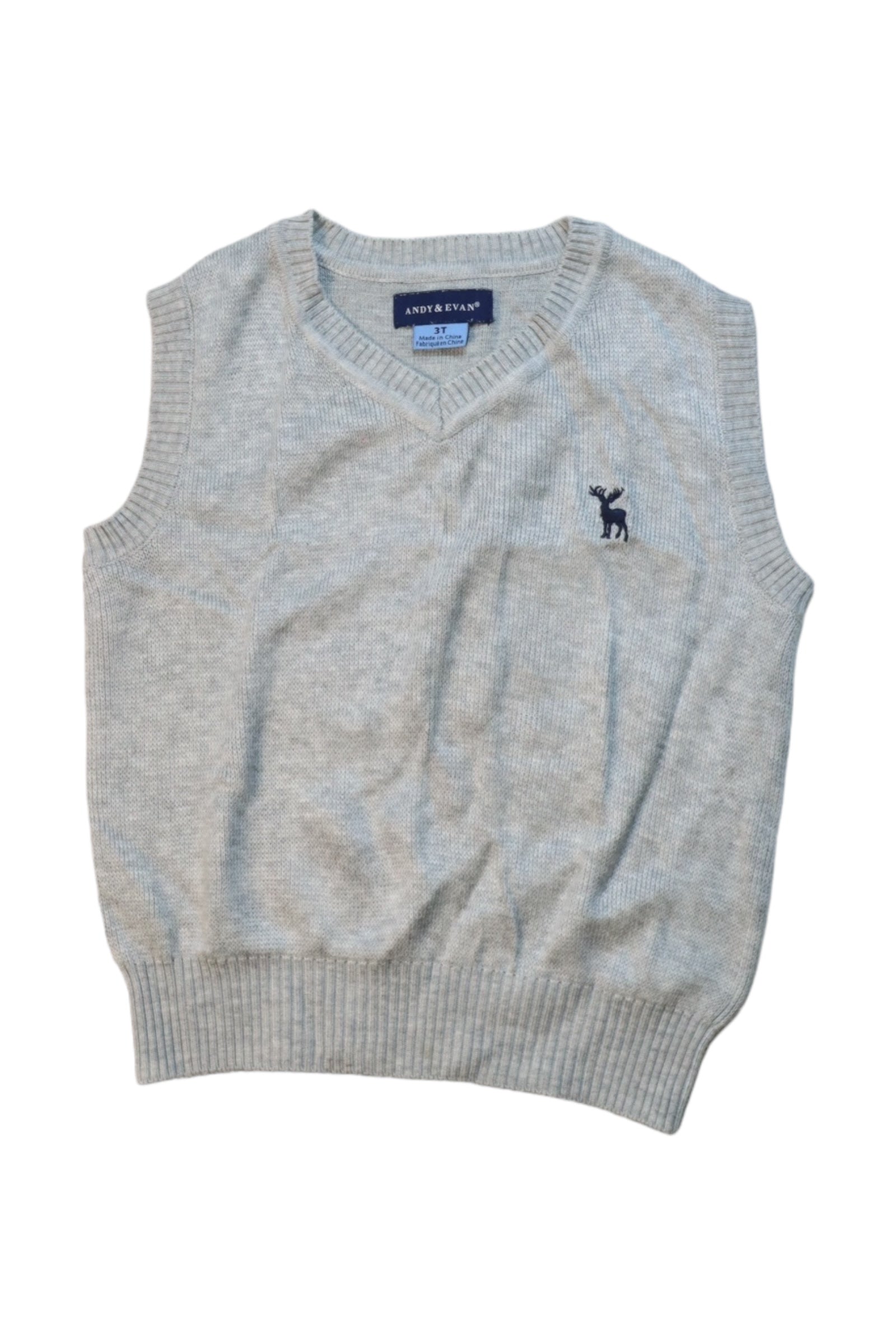 Andy & Evan Boys' Knit Sweater Vest for Toddlers 3T - Cozy Layering Piece for Fall & Winter Outfits