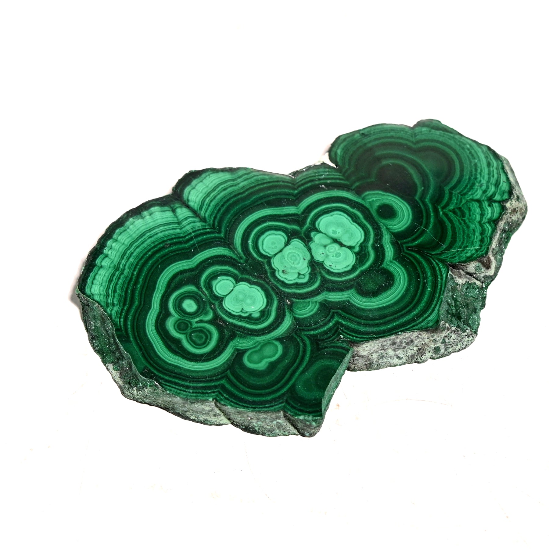Natural Malachite Slab - Premium Polished Green Stone for Jewelry Making, Home Decor & Crystal Healing | Perfect for DIY Crafts, Meditation & Gifts