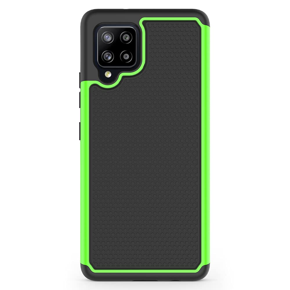 Shockproof Samsung Galaxy A42 5G Case (2021) - Green for Outdoor Protection