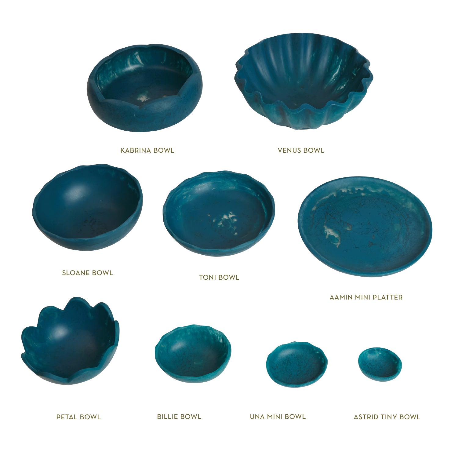Una Mini Bowl Capri - Small Ceramic Bowl for Snacks, Desserts, and Dips | Perfect for Home, Kitchen, and Party Use