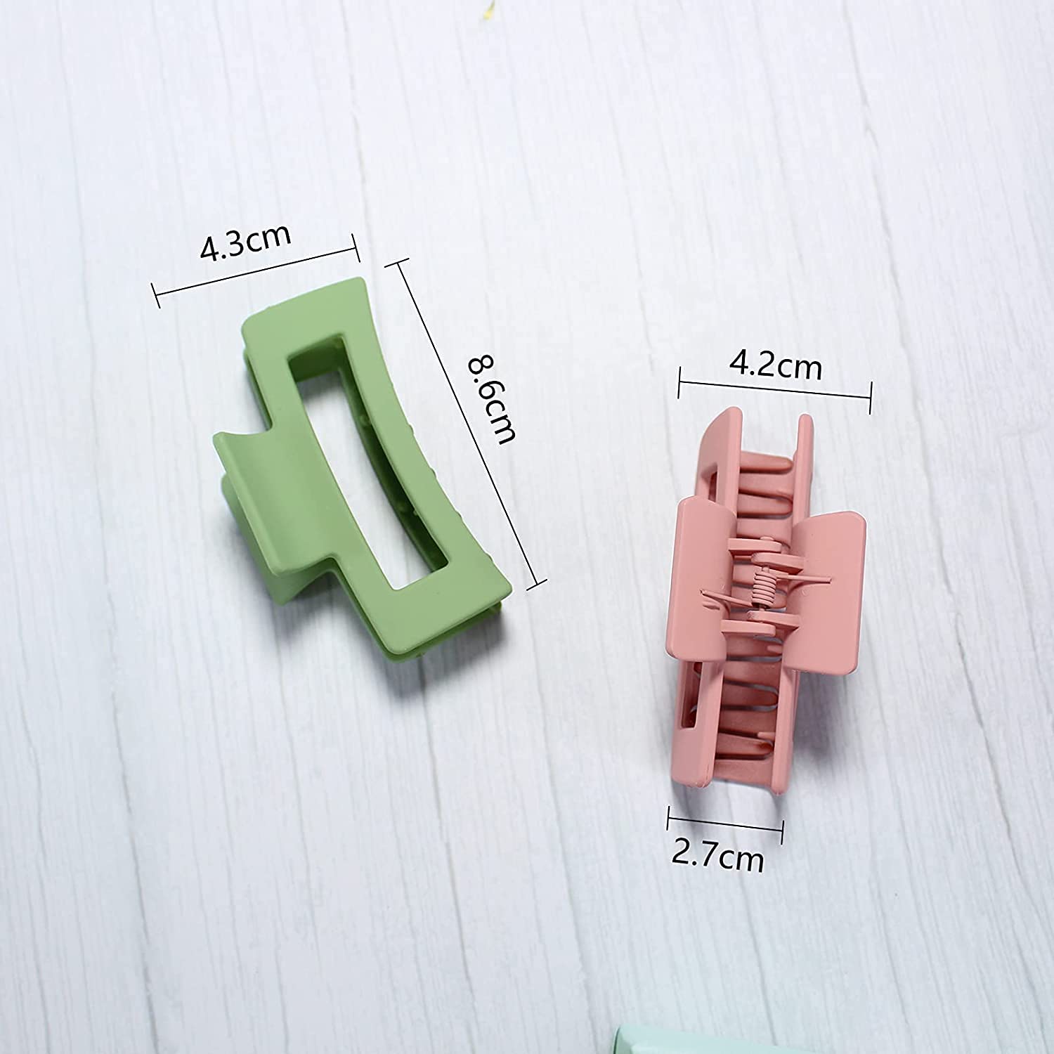 ALIBA COLLECTION Strong Hold Hair Claw Clips for Women - 3PCS Set for Thick & Thin Hair - Perfect for Updos, Ponytails & Everyday Hairstyles
