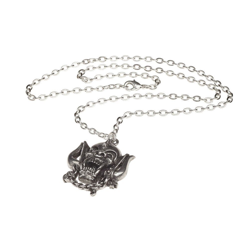 Motorhead War Pig Pendant Necklace - Heavy Metal Music Band Jewelry for Men & Women - Perfect for Concerts, Gifts, and Rock Fashion Accessories