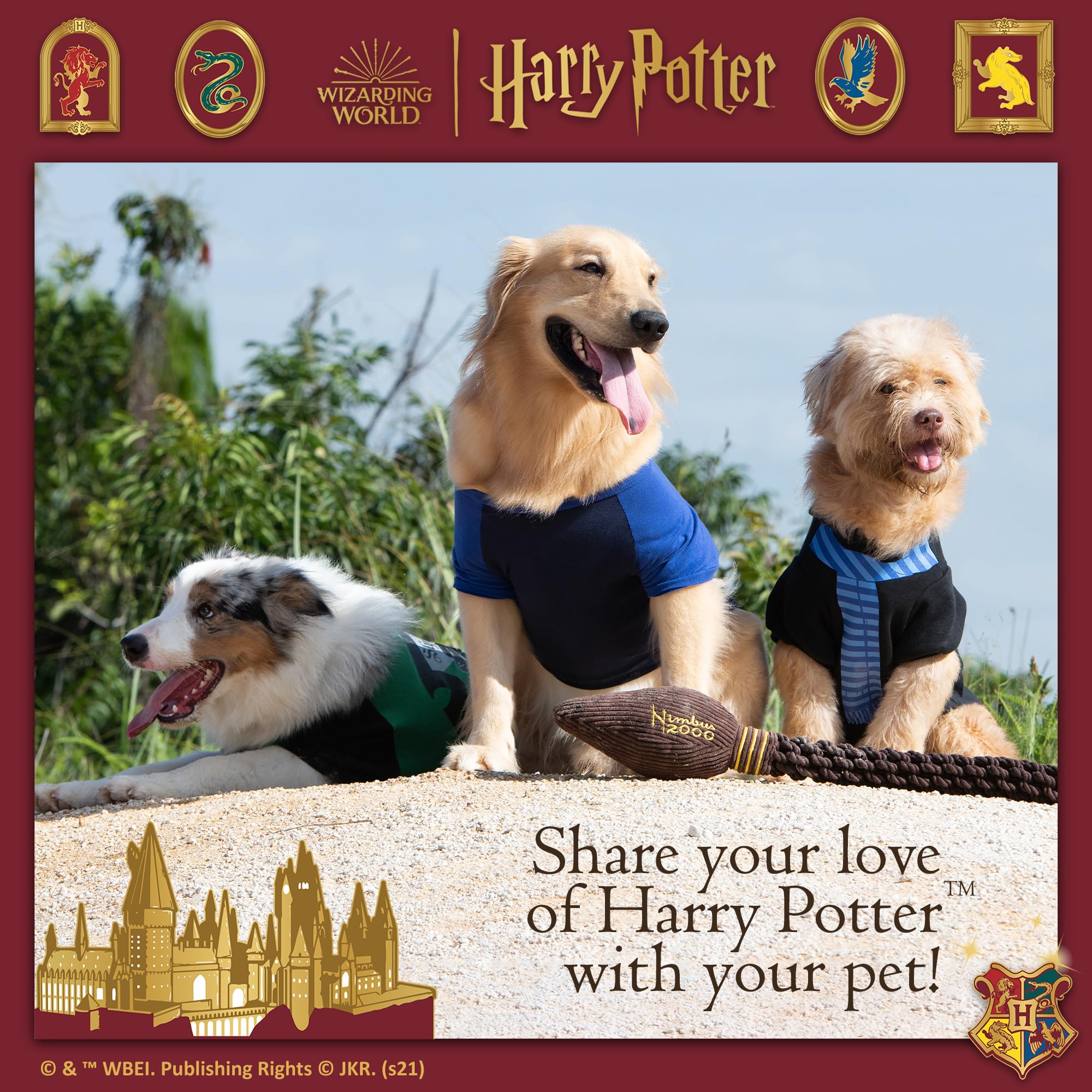 Harry Potter Nimbus 2000 Dog Toy - 14