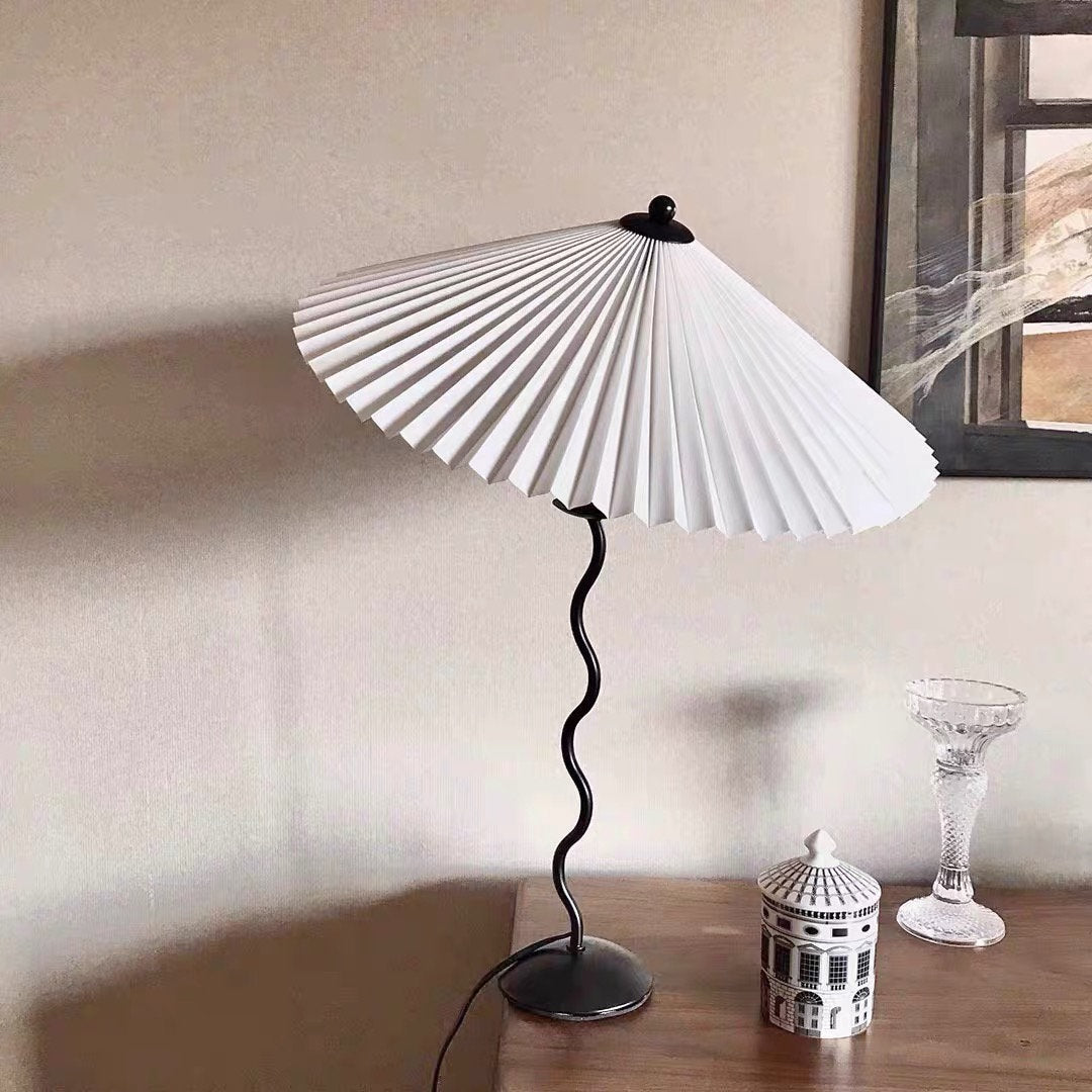 Modern Squiggle Table Lamp - Adjustable LED Desk Light for Home Office, Bedroom & Study - Stylish & Functional Lighting for Reading & Decor