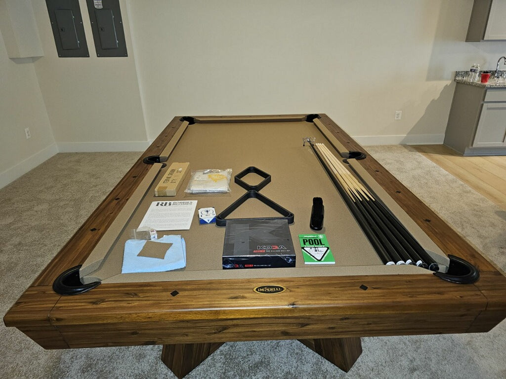 Premium Imperial Aris Pool Table - Professional Billiards Table for Home & Game Room | Perfect for Family Fun, Parties & Entertainment
