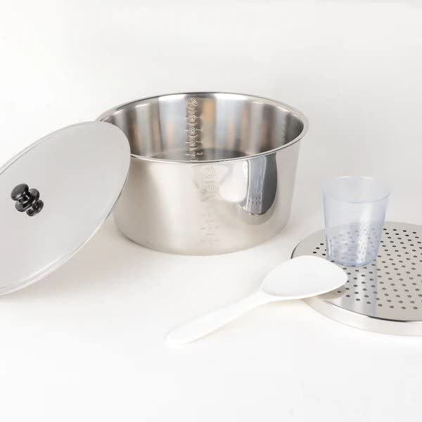 Tatung TAC-10G (SF) 10-Cup White Aluminum Rice Cooker - Perfect for Family Dinners & Meal Prep