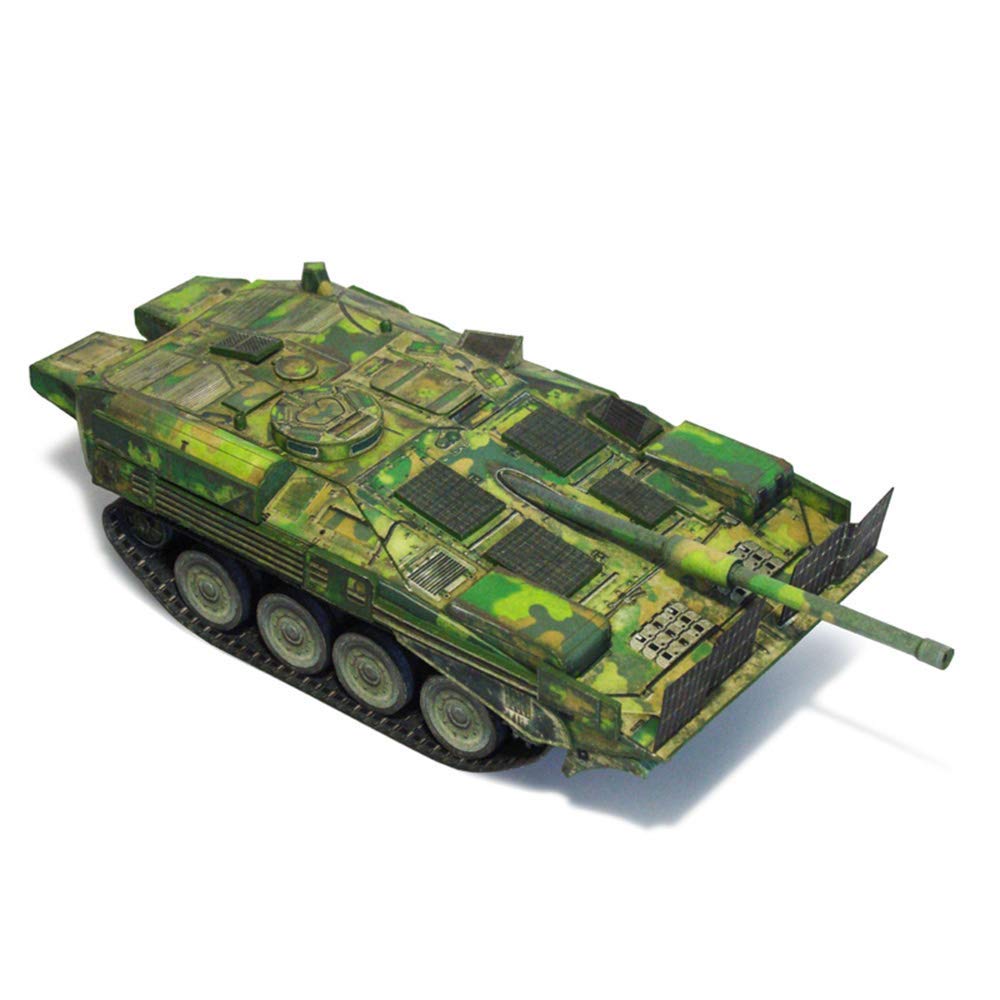 1/35 Scale Swedish Strv 103A Main Battle Tank Model Kit - Military Tank Puzzle for Adults & Kids - 7.8 Inch DIY Jigsaw Toy for Collectors & Hobbyists - Perfect for STEM Education, Birthday Gifts & War History Enthusiasts