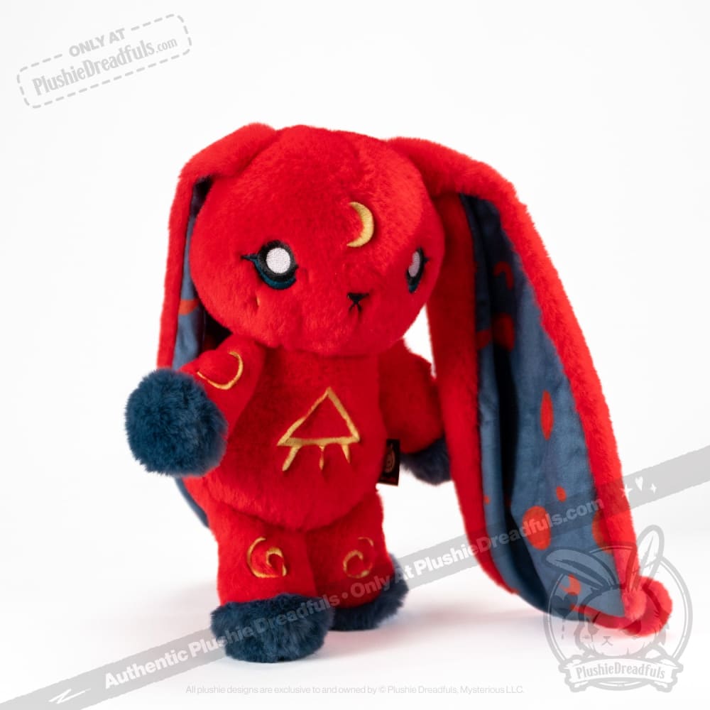 Plushie Dreadfuls Sickle Cell Anemia Awareness Rabbit - Soft Stuffed Animal Toy for Kids & Adults | Perfect for Comfort, Education, and Disease Awareness Gifts