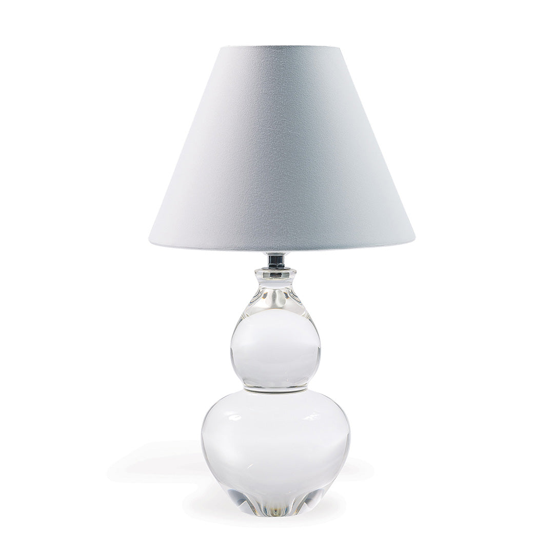 Venice Mini Double Gourd Crystal Lamp - Elegant Home Decor for Living Room, Bedroom, or Office - Perfect Gift Idea for Housewarming, Wedding, and Holidays