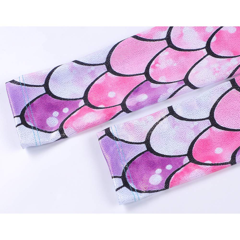 DAXIANG Girls Long Sleeve Gymnastics Leotard - Dance Unitard & Biketard for Ballet, Gymnastics & Performance - Perfect for Training, Recitals & Competitions