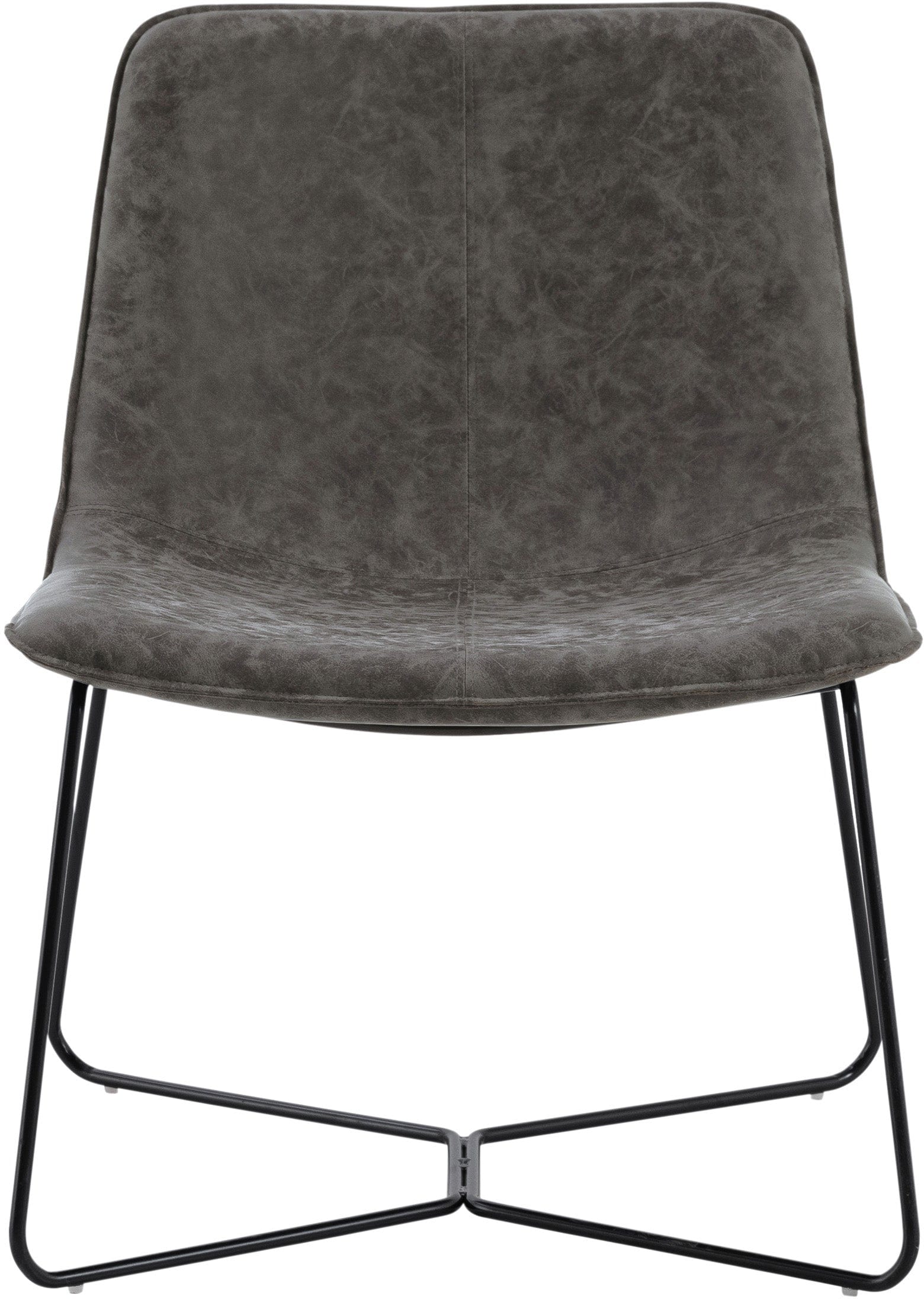 Office Star Grayson Accent Chair - Modern Home Office Chair with Padded Seat & Metal Base - Perfect for Home Office, Living Room & Reading Nook