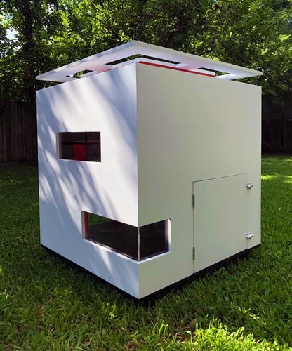 Cubix Dog House - Waterproof & Insulated Outdoor Dog Kennel for Small to Large Dogs - Perfect for Backyard, Patio, or Camping Use