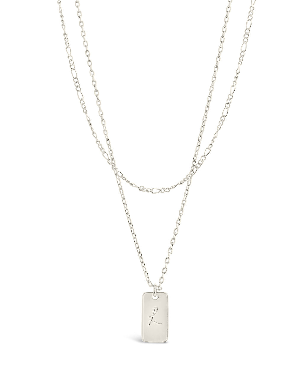 Layered Chain Necklace for Women - Initial Pendant Necklace, Dainty Gold & Silver Jewelry Gift for Her - Perfect for Everyday Wear, Date Night & Special Occasions