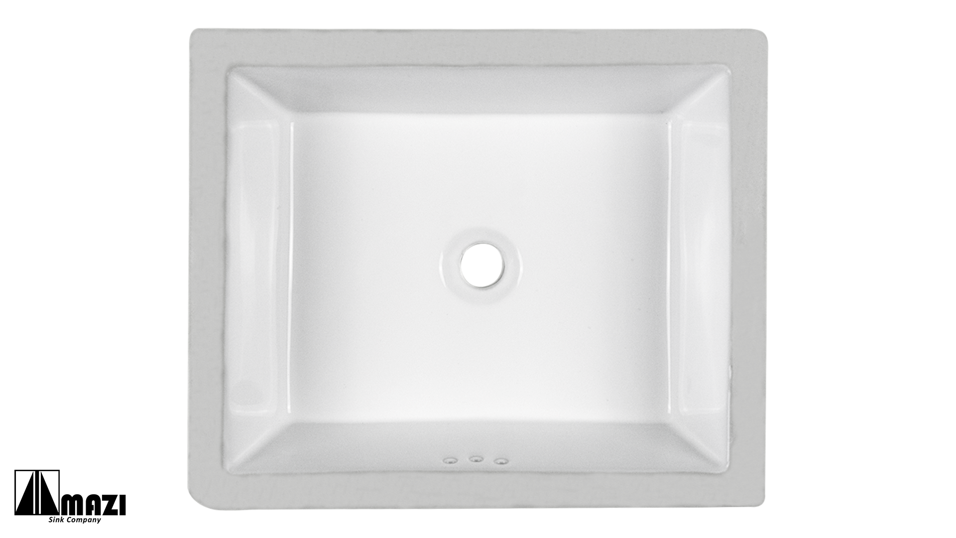 Premium Ceramic Undermount Bathroom Sink T1616 - White Porcelain Drop-in Vanity Sink for Modern Bathrooms | Perfect for Home Renovation, Guest Bathrooms & Powder Rooms
