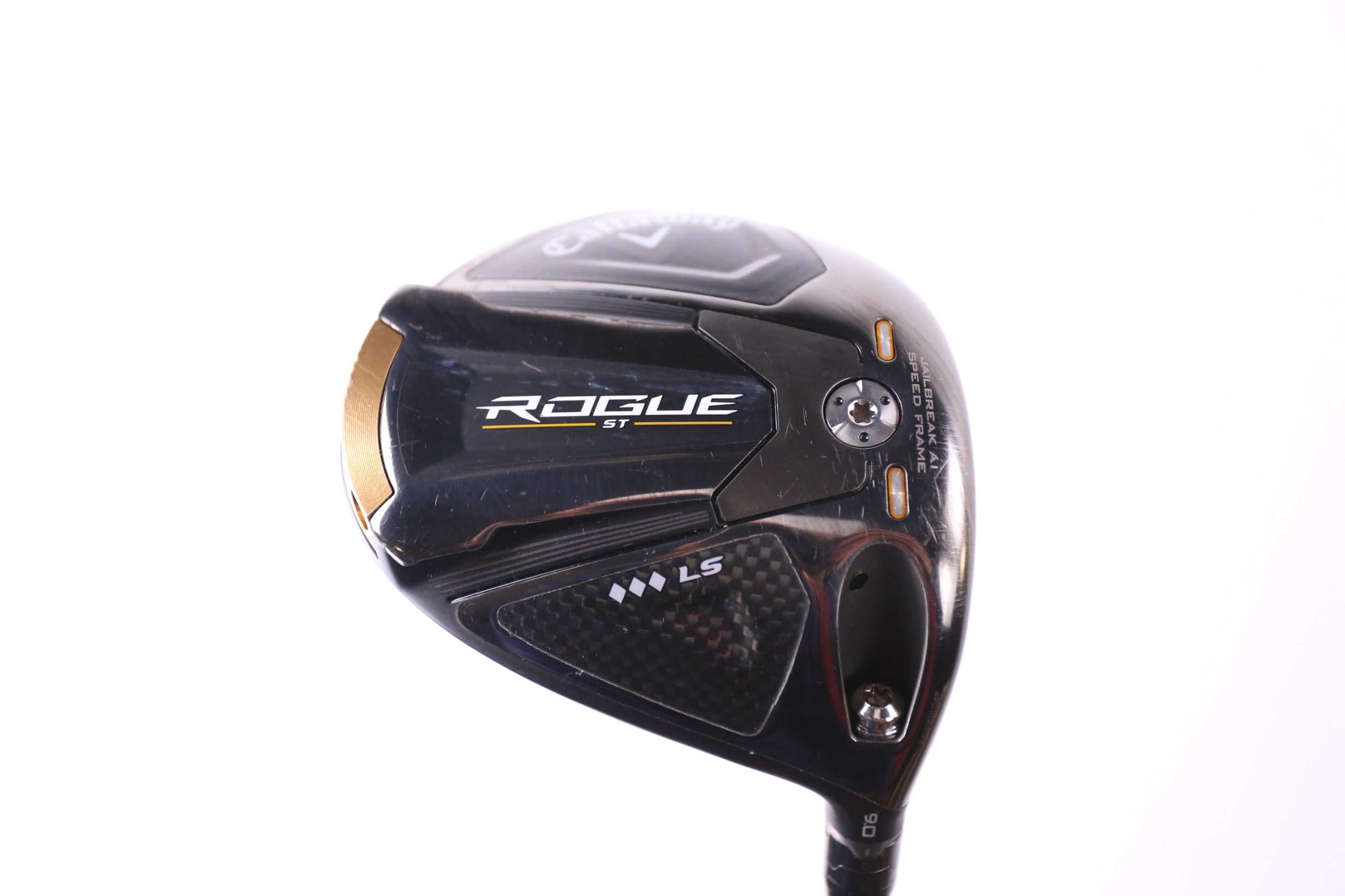 Used Callaway Rogue ST Triple Diamond LS Driver 9° Senior Flex Right Hand - Mitsubishi Kurokage Shaft for Golfers | Perfect for Seniors & High Handicap Players on the Course