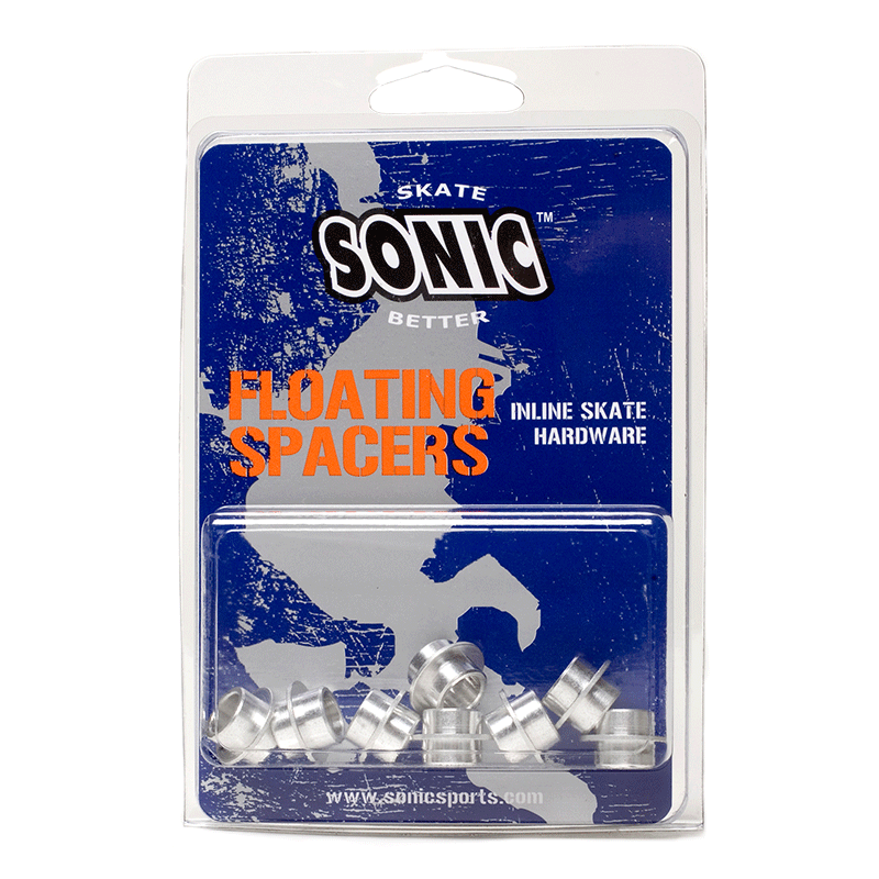 8mm Sonic Bearing Spacers - High Precision Spacers for Skateboards, Scooters & Rollerblades - Durable & Smooth Ride Accessories