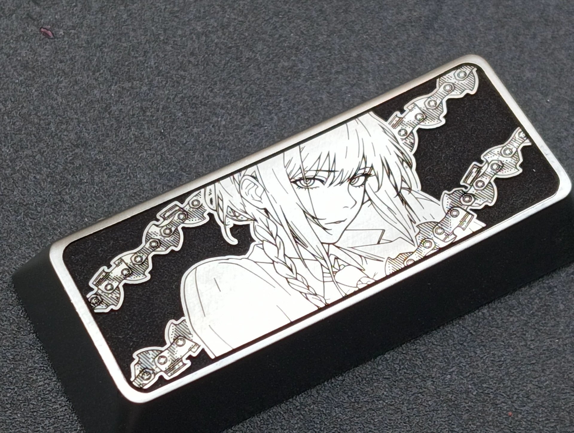 Custom Makima from Chainsaw Man 2.25U Keycaps - Anime & Gaming Mechanical Keyboard Accessories with Multiple Height & Material Options - Perfect for Mechanical Keyboards, Gaming Setups & Anime Collections