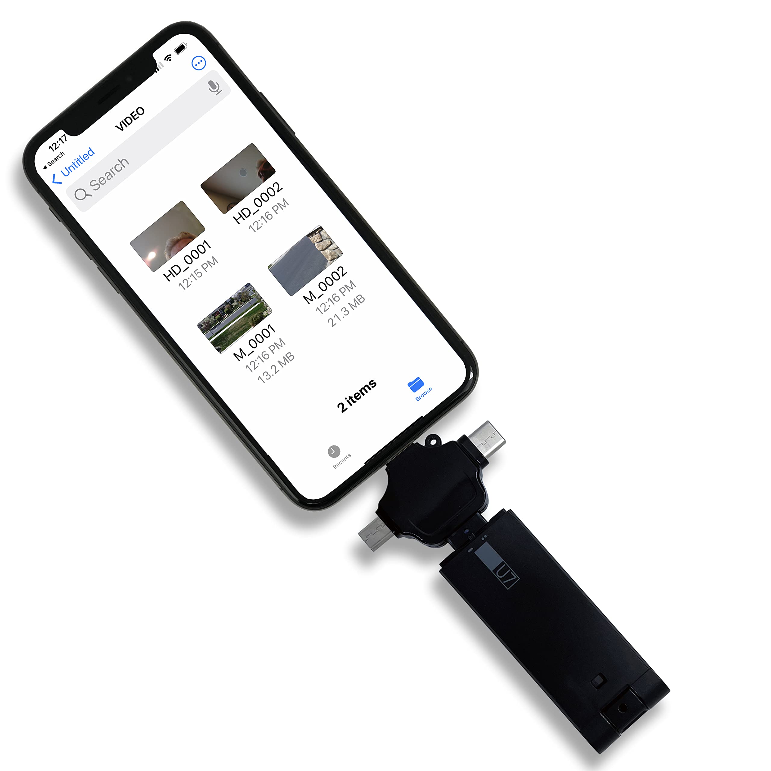 PROCAM-U7 OTG HD Video Recorder - 1080p Body Camera with 128GB Micro SD Card, Night Vision & Phone Playback Support - Perfect for Security, Law Enforcement, Sports & Vlogging