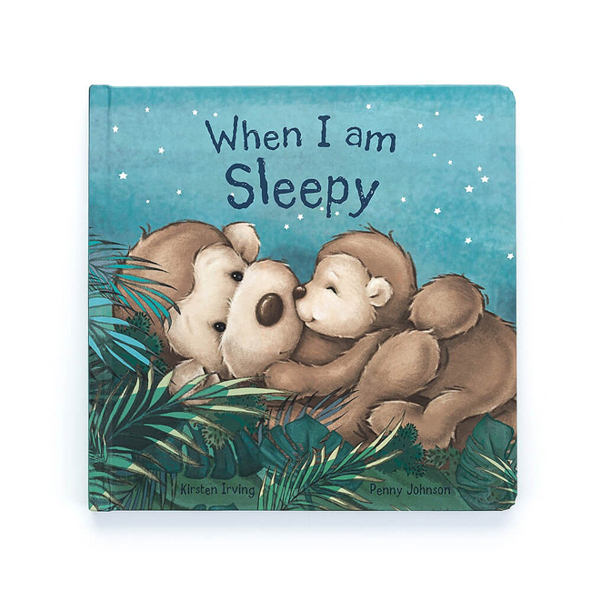 Jellycat When I Am Sleepy Book - Soft Plush Baby Bedtime Storybook for Toddlers | Perfect for Bedtime Reading, Nursery Decor & Gift Ideas