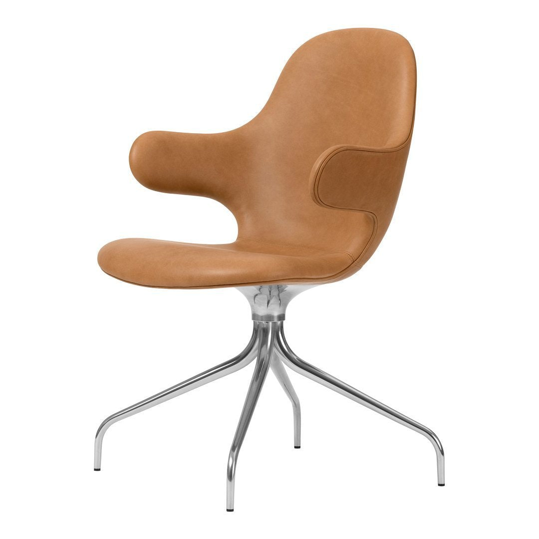 Hayon Catch Chair JH2 with Swivel Base by &Tradition - Modern Scandinavian Design for Living Room, Office, or Lounge Areas