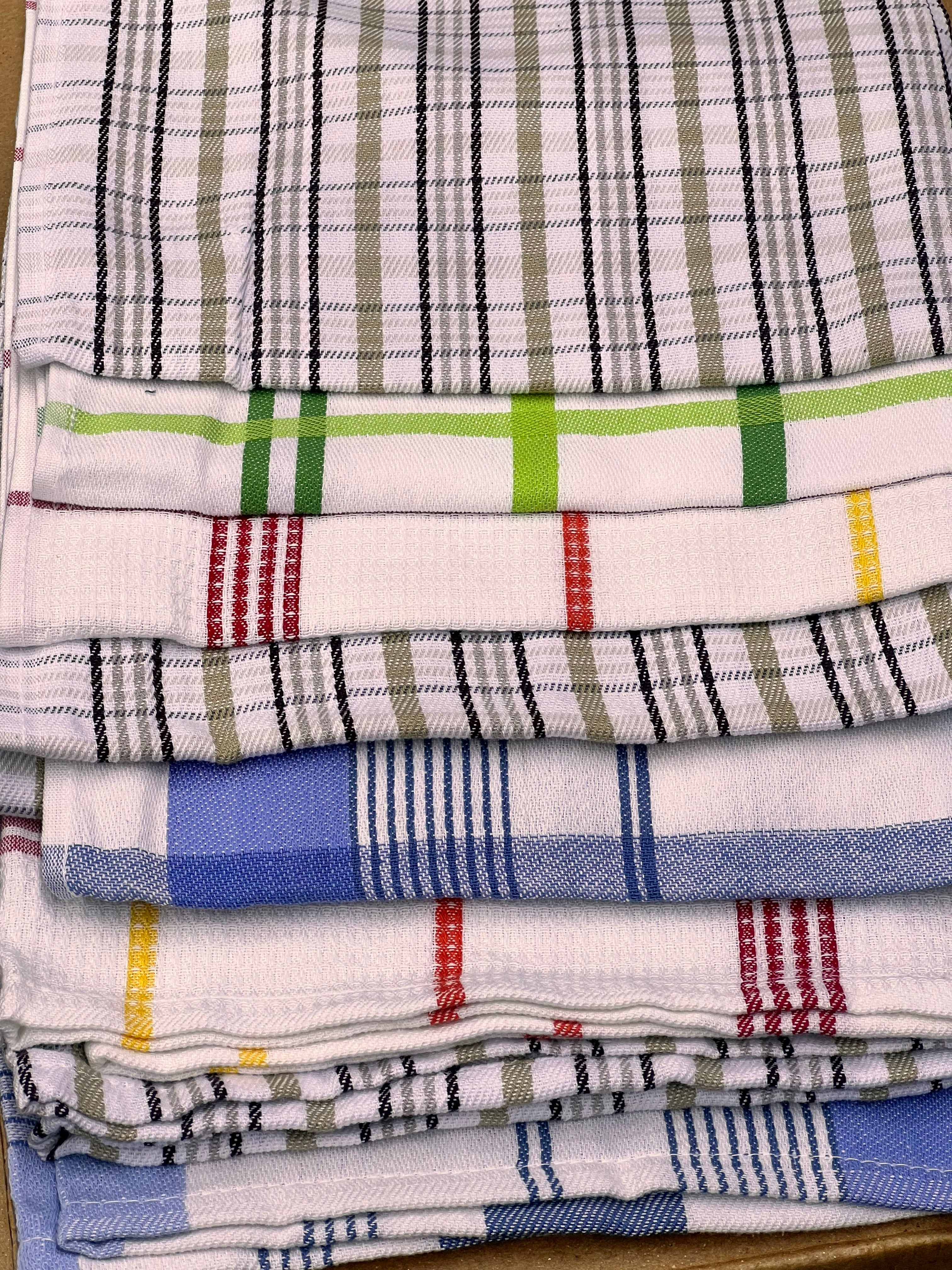 Premium 10-Pack Absorbent Kitchen Towels - Soft, Durable & Quick-Drying for Cooking, Cleaning & Dish Drying | Ideal for Home, Restaurant & Commercial Use