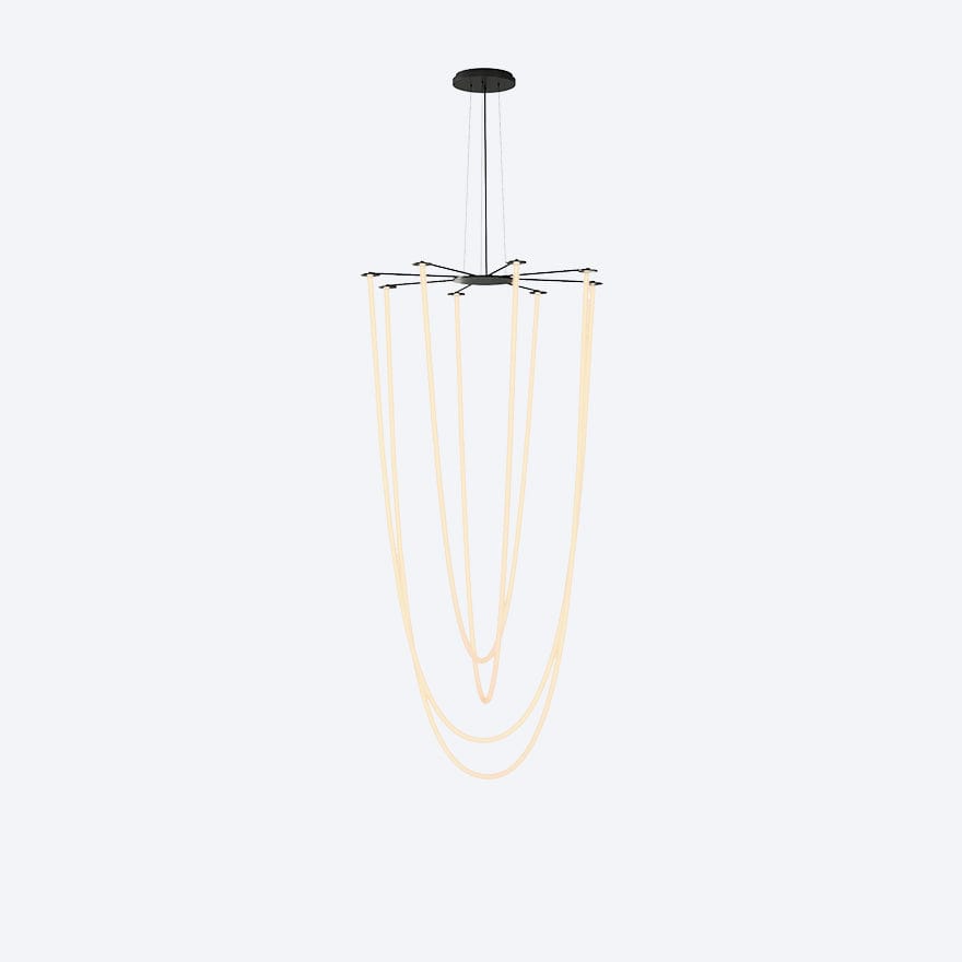 TIPI 8 Arms Multi Pendant Ceiling Light - Modern Crystal Chandelier for Dining Room, Living Room & Bedroom Lighting