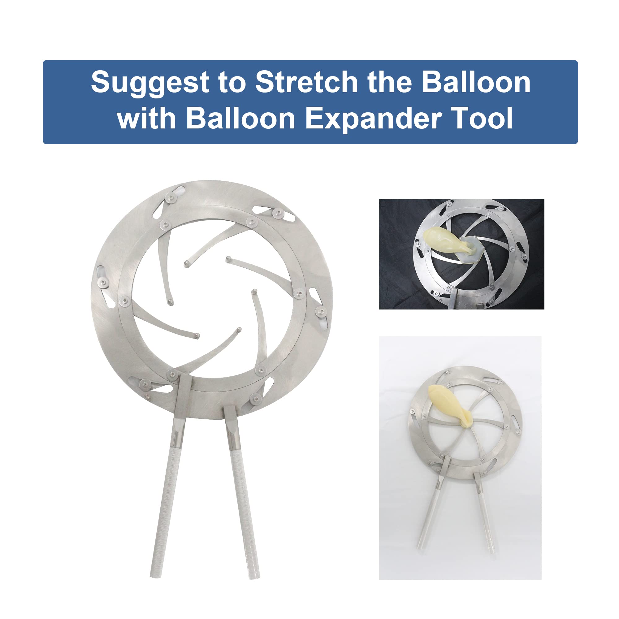 Balloon Stuffing Machine Accessories - Balloon Expander Tool for Party Decorations, Balloon Arches & Event Setup