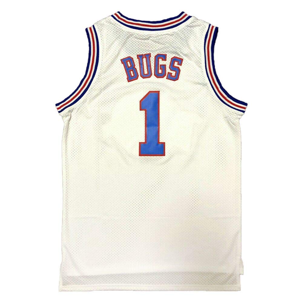 Shoresy Lola Bunny #10 & Space Bugs Bunny #1 Men's Basketball Jersey - Looney Tunes Movie Inspired NBA Style Jersey for Fans, Cosplay, and Game Day Outfits
