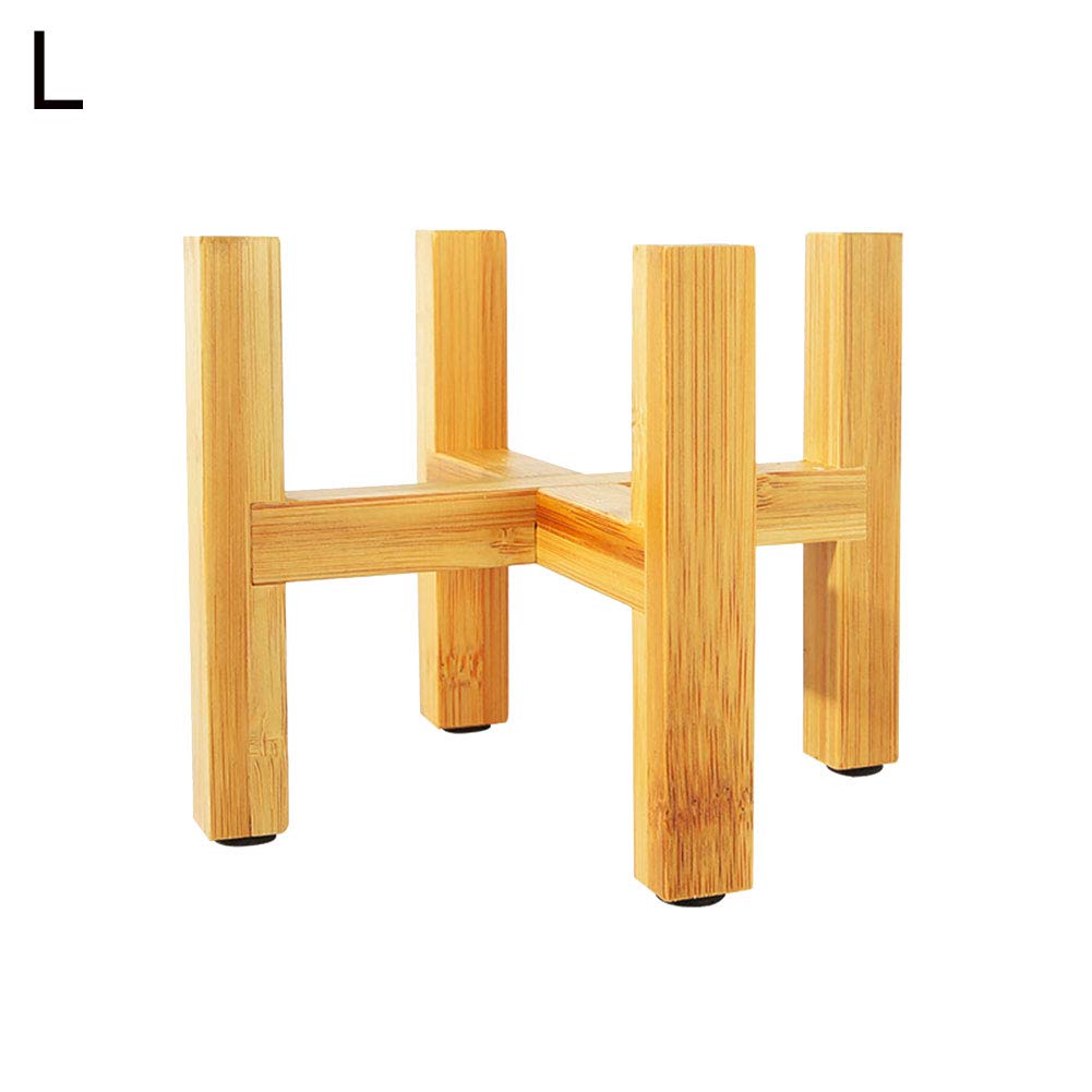Wooden Flower Pot Stand - Bonsai Plant Holder Shelf for Multiple Plants - Garden, Balcony, Patio & Living Room Decor - Perfect for Indoor and Outdoor Plant Display
