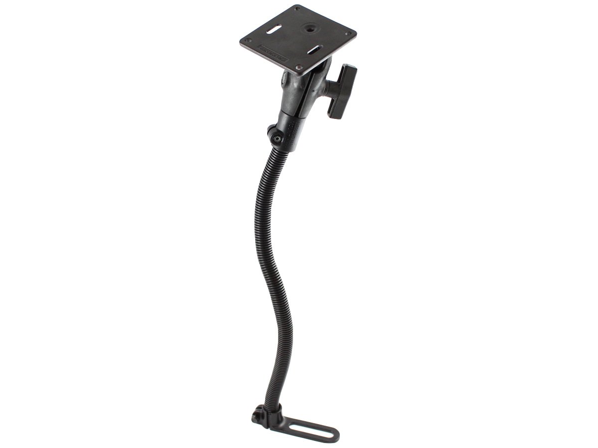 RAM Mounts RAM-316-1-2461U Pod I W Double Ball 2461 Plate - 适用于摩托车、自行车、ATV和UTV的坚固安装解决方案