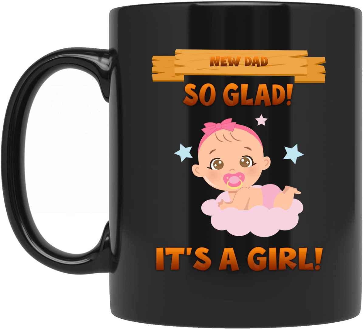 Personalized 'It's A Girl' Baby Reveal Party Coffee Mug - Funny Sarcastic Tea Cup Gift for New Parents - Perfect for Gender Reveal Celebrations & Nursery Decor