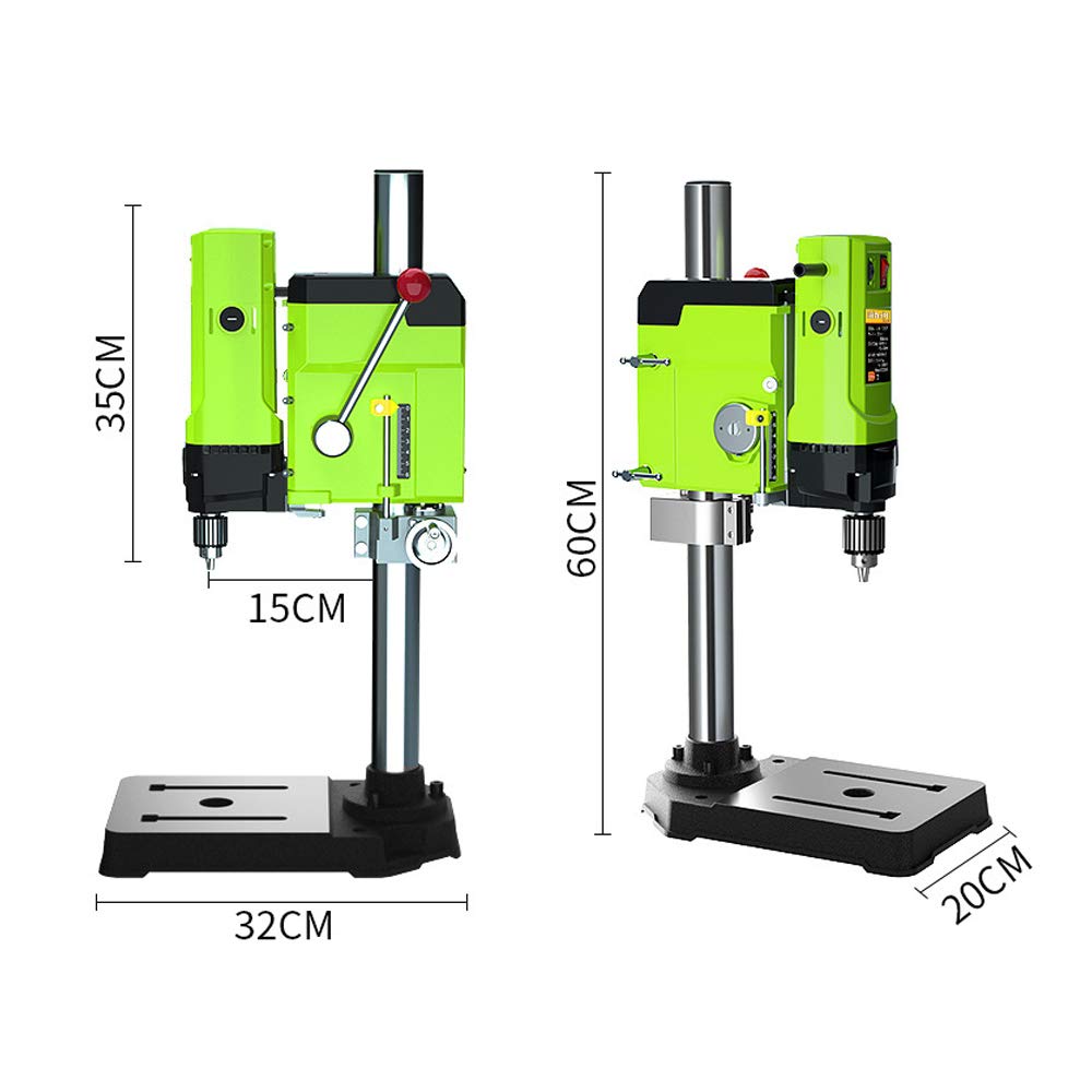 1050W Mini Electric Bench Drill Stand with 3-16mm Chuck - Precision Drilling Machine for Woodworking, Metalworking & DIY Projects - Perfect for Home Workshops, Garage & Professional Use