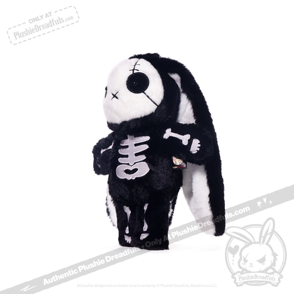 Plushie Dreadfuls Bone Organizer Bunny - Soft Stuffed Animal Toy for Kids, Cute Plush Bunny with Organ Pouch - Perfect for Halloween Decor, Bedroom Cuddling & Gift Giving
