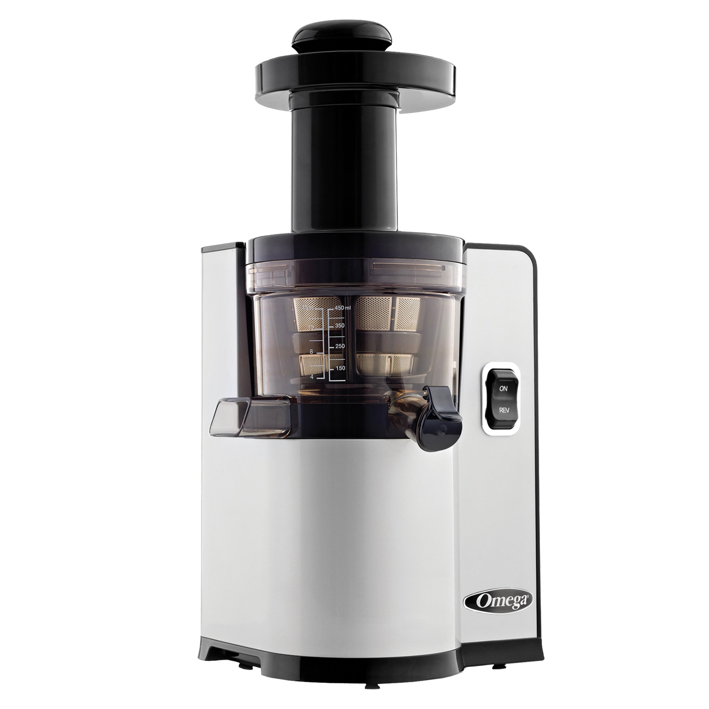 Omega Pure Press Cold Press Masticating Juicer - Slow Juicer for Vegetables and Fruits (VSJ843Q) - Perfect for Healthy Smoothies, Detox Drinks & Fresh Juice at Home