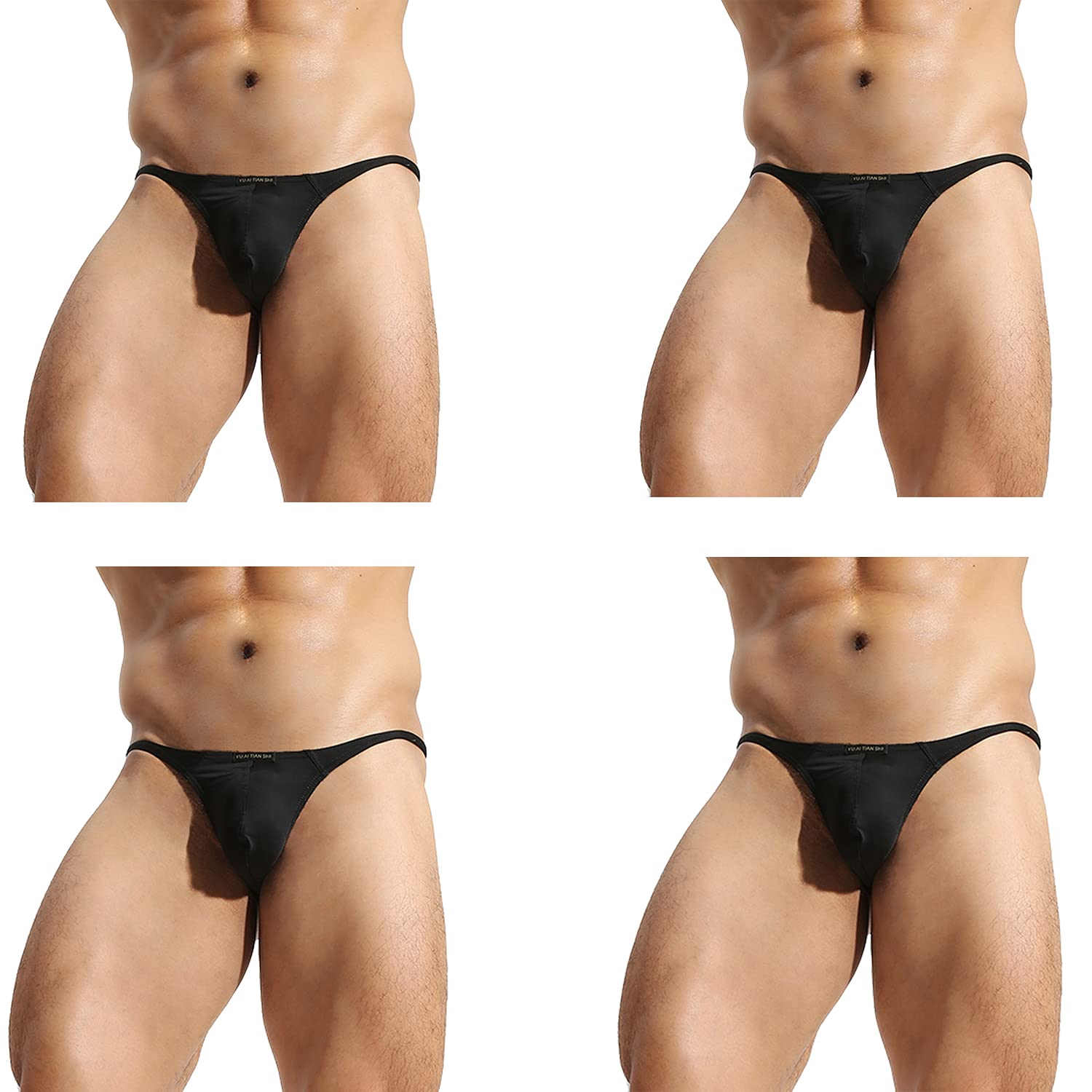 Men's Thong Underwear - Comfortable G-String with Bulge Pouch, T-Back Bikini Briefs for Low Rise Fit - Perfect for Workout, Beach & Intimate Moments