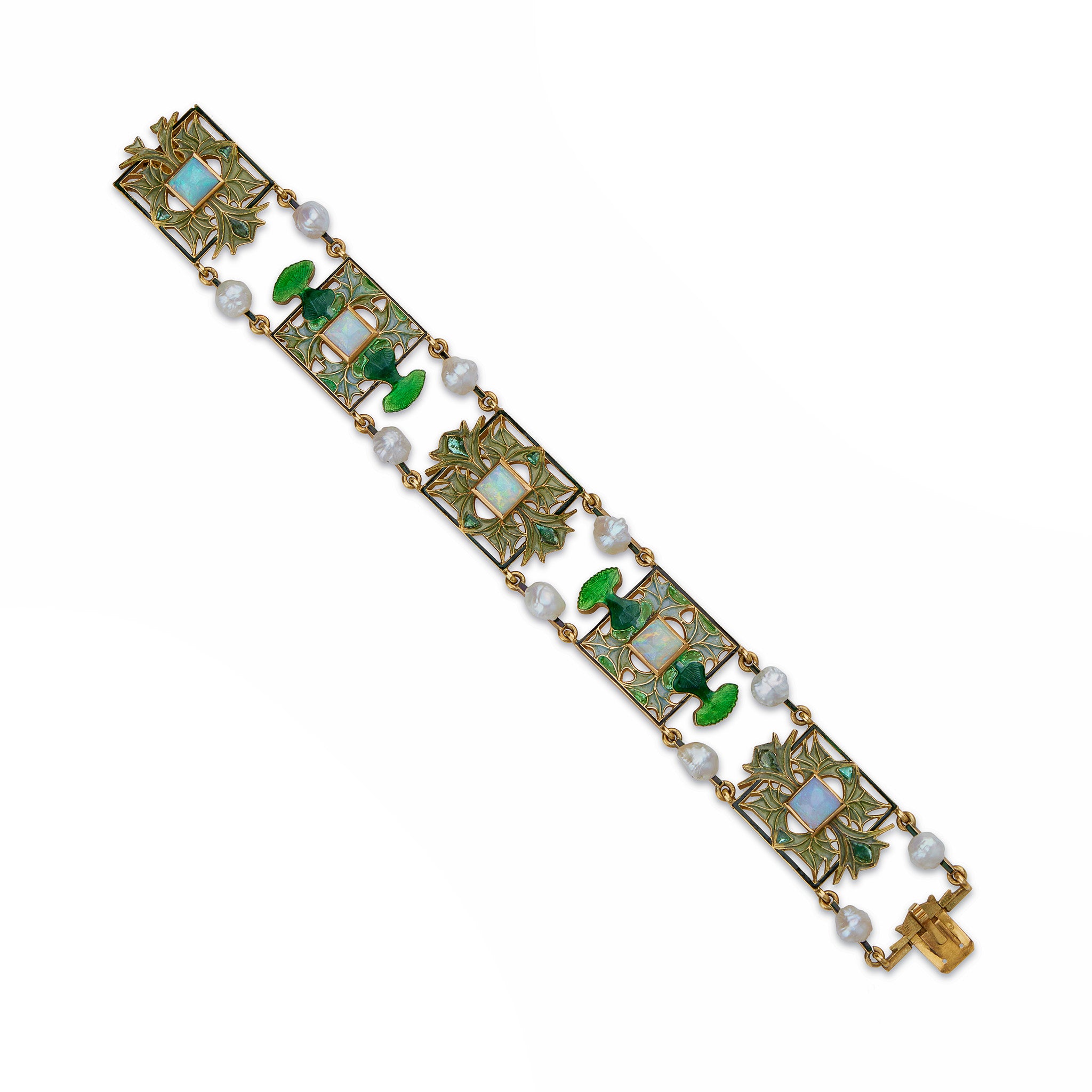 Rene Lalique Thistle of Lorraine Bracelet - Elegant French Crystal Jewelry for Women, Perfect for Gifts & Special Occasions